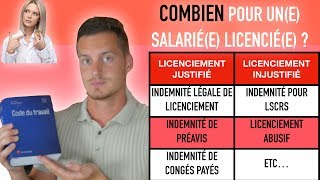 Les IndemniteÌs De Licenciement [upl. by Anahsohs528]