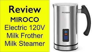 Review Miroco Milk Frother  How to make froth milk at home [upl. by Llij7]