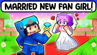 Omz MARRIED A NEW CRAZY FAN GIRL in Minecraft [upl. by Marutani]