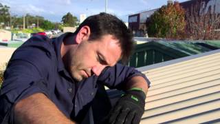 HowTo  Installing Gutter Guard with Stratco [upl. by Gottuard]