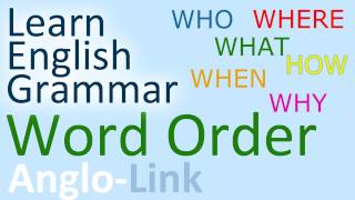 Word Order Sentence Structure  English Grammar Lesson Part 1  B1Intermediate [upl. by Himelman]