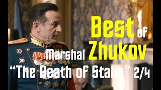 Best of Marshal Zhukov Jason Issacs in The Death of Stalin 2017 24 EngMagyarEsp subs [upl. by Haziza]