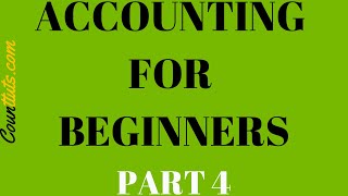 Accounting for Beginners  Part 4  Accruals amp Prepayments [upl. by Ailed955]