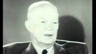 Pres Eisenhower on Face the Nation [upl. by Garrick]