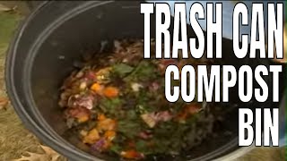 DIY Trash Can Compost Bin [upl. by Eiryt990]