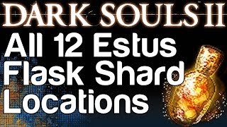 All 12 Estus Flask Shard Locations  Dark Souls 2  WikiGameGuides [upl. by Shifra]