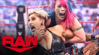 Rhea Ripley vs Asuka – Raw Women’s Championship Match Raw April 12 2021 [upl. by Ahsimed]