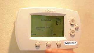 How To Program Honeywell Thermostat [upl. by Artap]