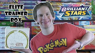 Brilliant Stars Elite Trainer Box Opening [upl. by Schnapp]