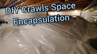 DIY Crawl Space Encapsulation [upl. by Euqirrne]