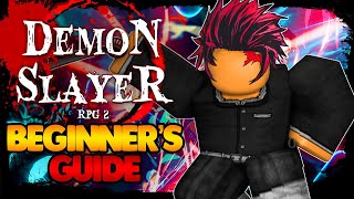 Beginners Guide in Demon Slayer RPG 2  Everything You Need to Know [upl. by Kucik922]