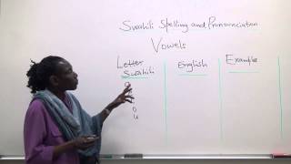 Swahili Grammar Vowels [upl. by Mat801]