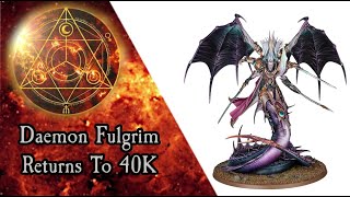 Daemon Fulgrim Returns To 40K [upl. by Saiasi]