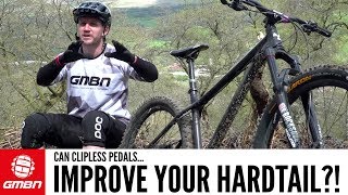 Do Clipless Pedals Improve Riding A Hardtail  MTB Skills [upl. by Edik927]