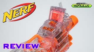 REVIEW Nerf Modulus Chronobarrel  Velocity  Ammo Counting HOLY TACTICS BATMAN [upl. by Audrie]