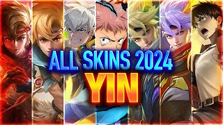 YIN ALL SKINS 2024  Mobile Legends [upl. by Brower524]