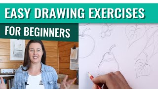 Easy Drawing Exercises for Beginners [upl. by Eirolam575]