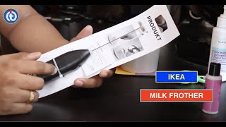 IKEA MILK FROTHER Review amp Battery Installation [upl. by Tnek952]