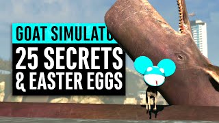 Goat Simulator  25 Secrets and Easter Eggs [upl. by Cele]