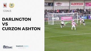 Goals Darlington v Curzon Ashton [upl. by Vania110]