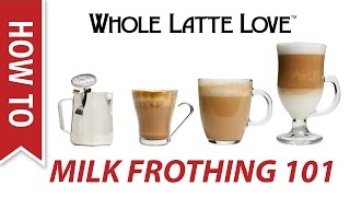 Milk Frothing for Beginners [upl. by Sivraj284]