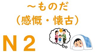 【Ｎ２文法】～ものだ（感慨・懐古） [upl. by Asemaj]