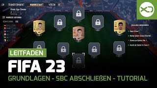 FIFA 23  Grundlagen SBC Tutorial  Lösung [upl. by Akineg]