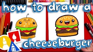 How To Draw A Funny Cheeseburger [upl. by Inavoj]