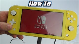 How to Setup the Nintendo Switch Lite for Beginners [upl. by Tut362]