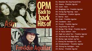 Asin Freddie Aguilar Greatest Hits NONSTOP  Freddie Aguilar Asin tagalog Love Songs Of All Time [upl. by Lleraj]