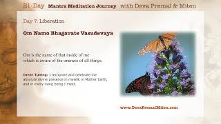 Deva Premal amp Miten 21Day Mantra Meditation Journey  Day 7 [upl. by Sikko]