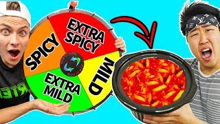 Spicy Mukbang Mystery Wheel Challenge [upl. by Standish]