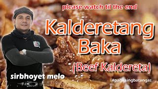 Beef Caldereta Kalderetang Baka [upl. by Cherye]