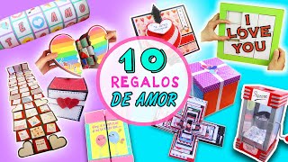 10 REGALOS para TU AMOR  Ideas SAN VALENTÍN  TARJETAS y Regalos Increíbles  Manualidades aPasos [upl. by Avaria868]