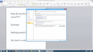 How to Fix the Copy and Paste Problem in Microsoft Word HD [upl. by Akitan]