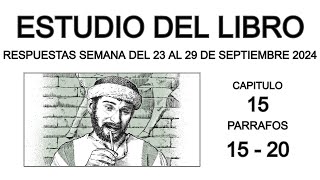 ESTUDIO DEL LIBRO DE la SEMANA 392024 [upl. by Gnanmas]