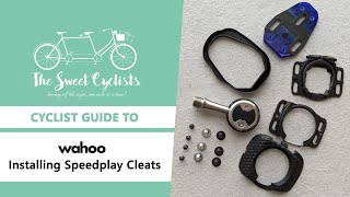 Cyclist guide to installing Wahoo SPEEDPLAY cleats  feat Standard Tension Cleats  Adapter [upl. by Aniger]