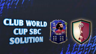 CLUB WORLD CUP SBC SOLUTION MADFUT 22 [upl. by Aholla]