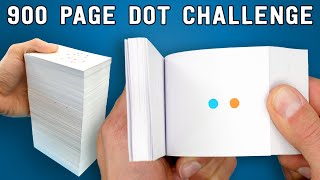 900 Page FLIPBOOK  Dot Challenge [upl. by Ardeid]