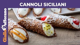 CANNOLI SICILIANI RICETTA ORIGINALE [upl. by Abbate876]