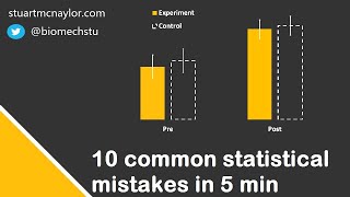 Ten Statistical Mistakes in 5 Min [upl. by Anirak]