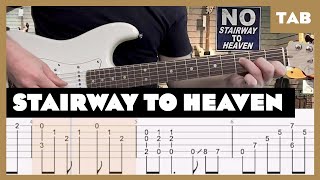 Led Zeppelin  Stairway to Heaven  Guitar Tab  Lesson  Cover  Tutorial [upl. by Rehpotsirc]