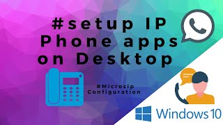 How to configure IP Phone apps on Desktop [upl. by Akerahs199]