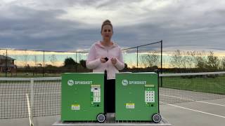 Spinshot Tennis Ball Machine Comparison for Plus2 amp Player [upl. by Eecyaj]