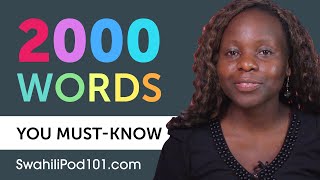 2000 Words Every Swahili Beginner Must Know [upl. by Samtsirhc]