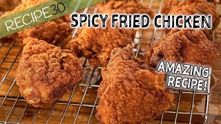 Spicy Fried chicken better than KFC [upl. by Anairt155]