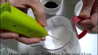 How To Make Latte Art with Mini Milk Frother [upl. by Ronel]