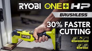 MultiMaterial  RYOBI 18V ONE HP Brushless MultiTool [upl. by Dnar]