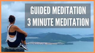 Guided Meditation  3 Minute Meditation [upl. by Hughes905]