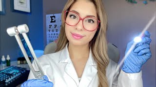 ASMR The MOST Detailed Cranial Nerve Exam YOUVE SEEN Doctor Roleplay Ear Eye Exam Hearing Test [upl. by Dael]